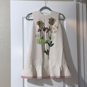 Floral front dress